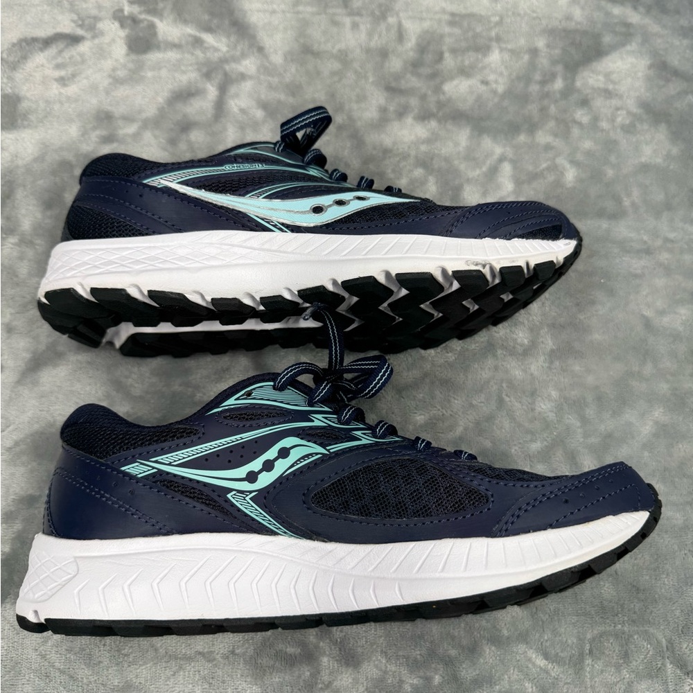 Saucony Cohesion 13 Navy Women's Running Sneakers - Picture 5 of 10